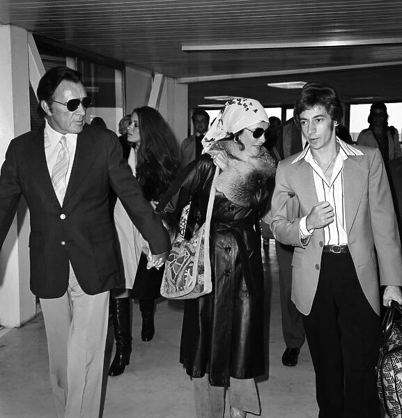 Richard Burton and Liz Taylor the 'newlyweds'arrived at Heathrow Airport today