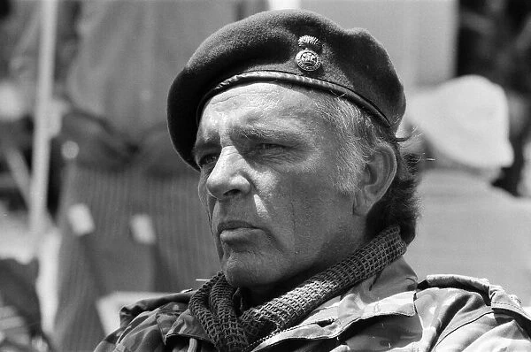 Richard Burton on the set of The Wild Geese in Northern Transvaal, South Africa