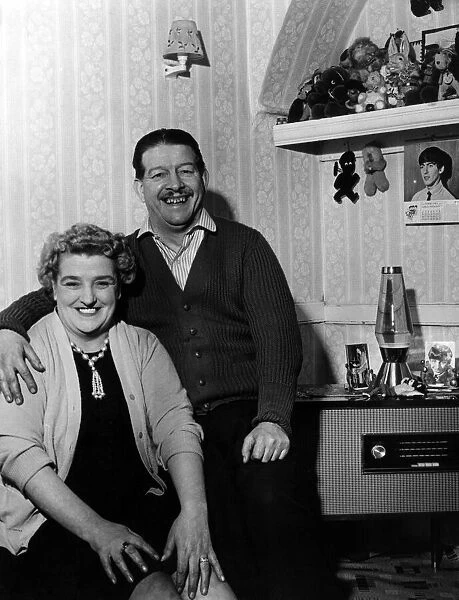 Richard Starkey and Elsie Graves, parents of Ringo Starr, pictured at his childhood home