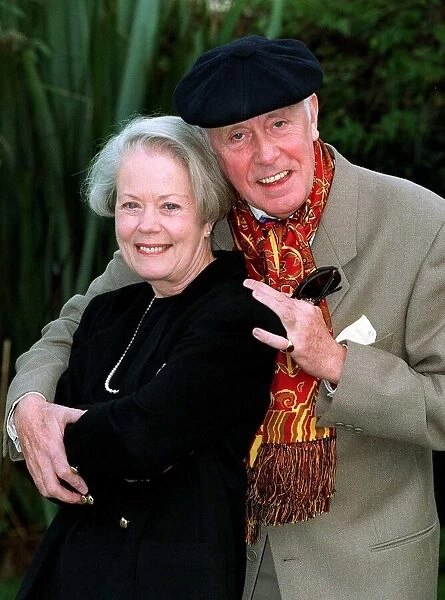 Richard Wilson Actor with Annette Crosbie Actress from the Programme One Foot In The