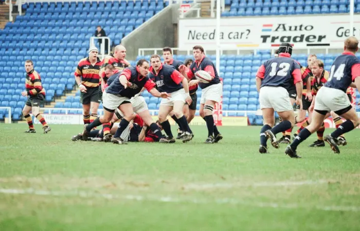 Framed Print : Richmond 40-22 London Scottish, English Rugby Union Premiership match at the Madejski Framed Print : Richmond 40-22 London Scottish, English Rugby Union Premiership match at the Madejski