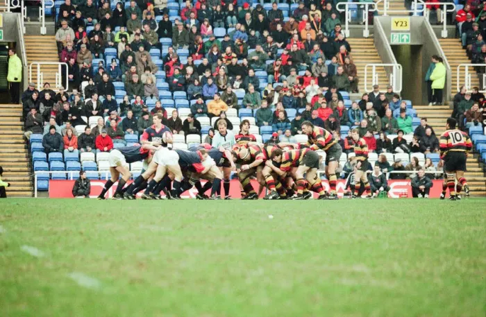 Framed Print : Richmond 40-22 London Scottish, English Rugby Union Premiership match at the Madejski Framed Print : Richmond 40-22 London Scottish, English Rugby Union Premiership match at the Madejski