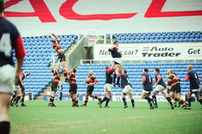 Framed Print : Richmond 40-22 London Scottish, English Rugby Union Premiership match at the Madejski Framed Print : Richmond 40-22 London Scottish, English Rugby Union Premiership match at the Madejski