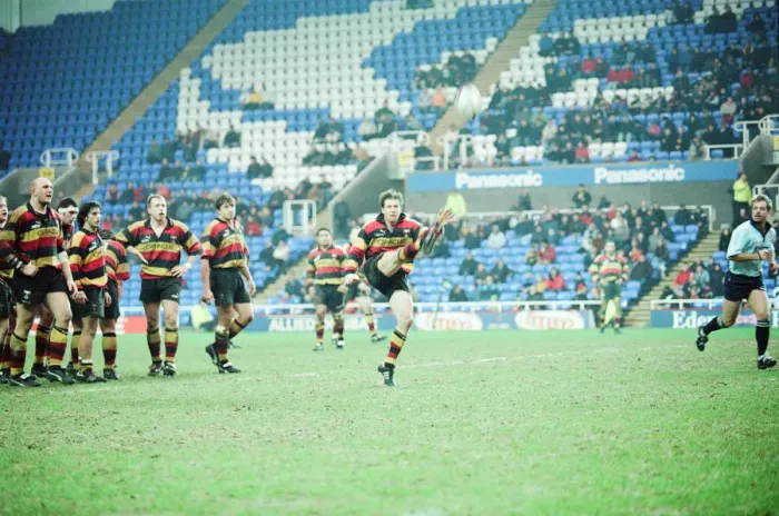 Framed Print : Richmond 40-22 London Scottish, English Rugby Union Premiership match at the Madejski