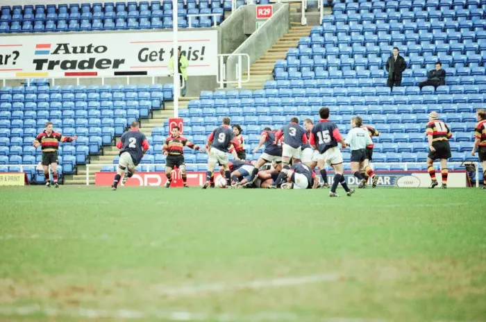 Framed Print : Richmond 40-22 London Scottish, English Rugby Union Premiership match at the Madejski Framed Print : Richmond 40-22 London Scottish, English Rugby Union Premiership match at the Madejski