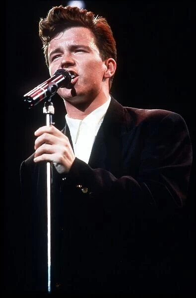 Rick Astley performing at a Charuty concert in aid of Queen Elizabeth Foundation for