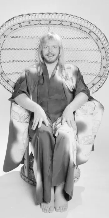 Framed Print : Rick Wakeman keyboard player and former member of the pop group Yes seen here in