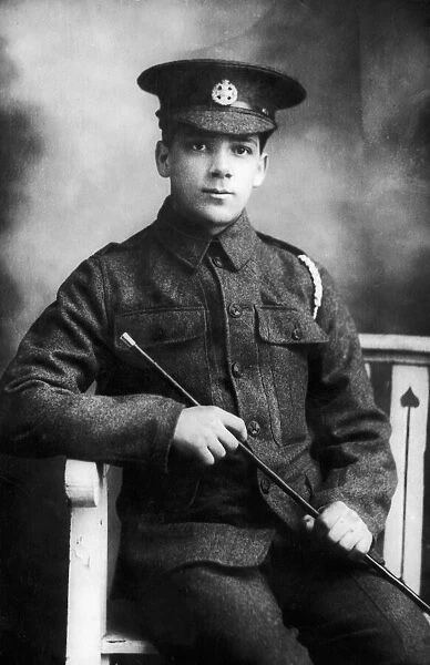 Rifleman Butterworth of the 1st Battallion Rifle Brigade circa 1914