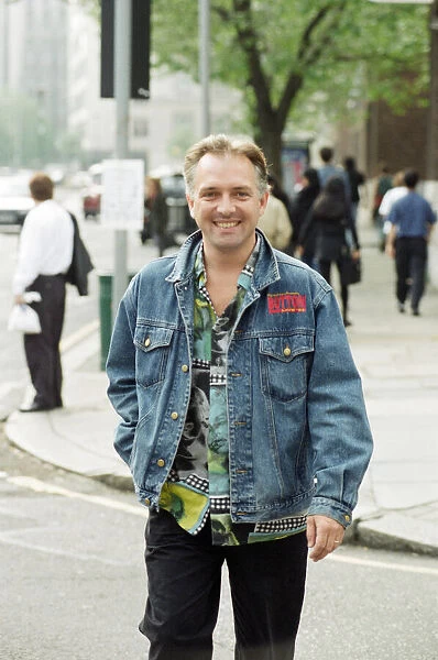Rik Mayall, a comedian, writer and actor. 2nd May 1995
