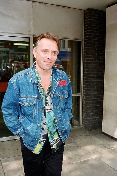 Rik Mayall, an English comedian, writer and actor. 2nd May 1995