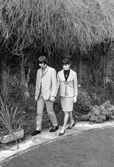Framed Print : Ringo Starr 12th February 1965 and Wife Maureen Starr At their Home Mirrorpix Framed Print : Ringo Starr 12th February 1965 and Wife Maureen Starr At their Home Mirrorpix