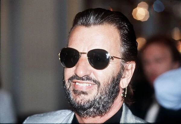 Ringo Starr former member of the Beatles pop group July 1990