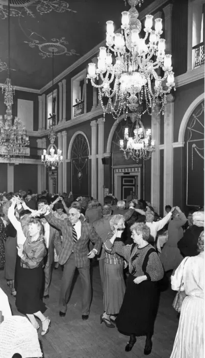 Framed Print : The Ringtons Tea Dance at the Old Assembly Rooms in NEwcastle