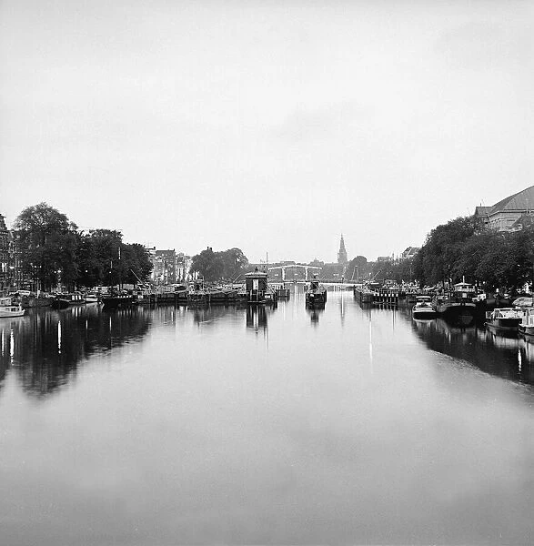 River Amstel in Amsterdam, Holland 1967 A©Mirrorpix