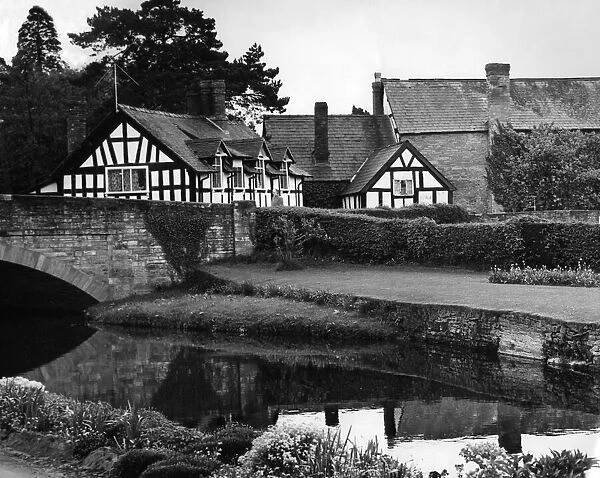 River Arrow, Eardisland, Herefordshire. 30th May 1958