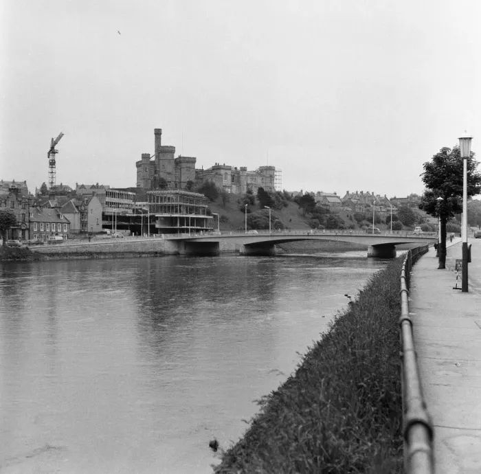 Framed Print : River Ness in Inverness, Inverness-shire. 17th June 1964 Framed Print : River Ness in Inverness, Inverness-shire. 17th June 1964