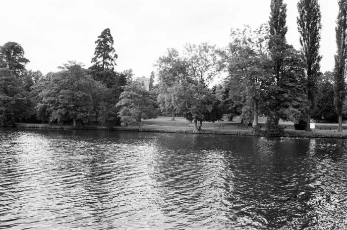 Framed Print : River Thames, Caversham, Reading, Berkshire, England, June 1980 Framed Print : River Thames, Caversham, Reading, Berkshire, England, June 1980