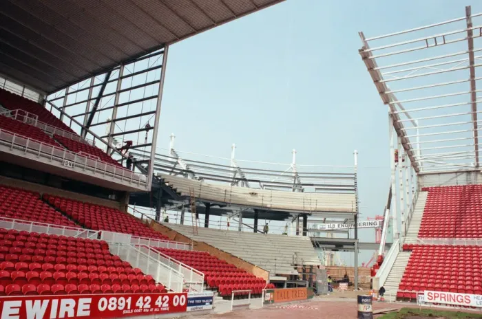 Framed Print : Riverside Football Stadium, the home of Middlesbrough F. C. in Middlesbrough Framed Print : Riverside Football Stadium, the home of Middlesbrough F. C. in Middlesbrough