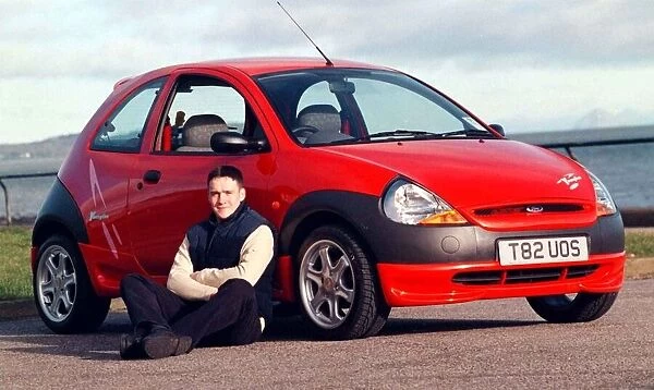 Road Record March 1999 Kevin McClintock with his Ford Ka