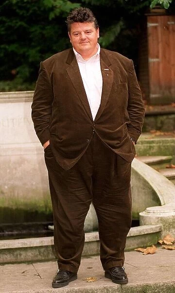 Robbie Coltrane actor promoting the new TV series of Cracker in which he plays Fritz