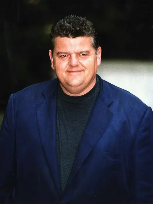 Framed Print : Robbie Coltrane comedian and actor who appears in the television programme Cracker