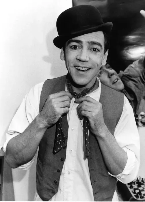 Framed Print : Robert Lindsay Actor in TVs Give Us A Break February 1985 Framed Print : Robert Lindsay Actor in TVs Give Us A Break February 1985