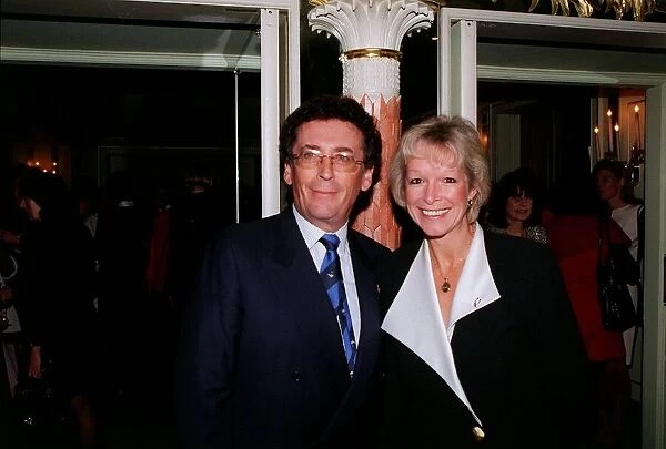 Robert Powell Actor October 97 Attending a charity fashion lunch with his wife Babs