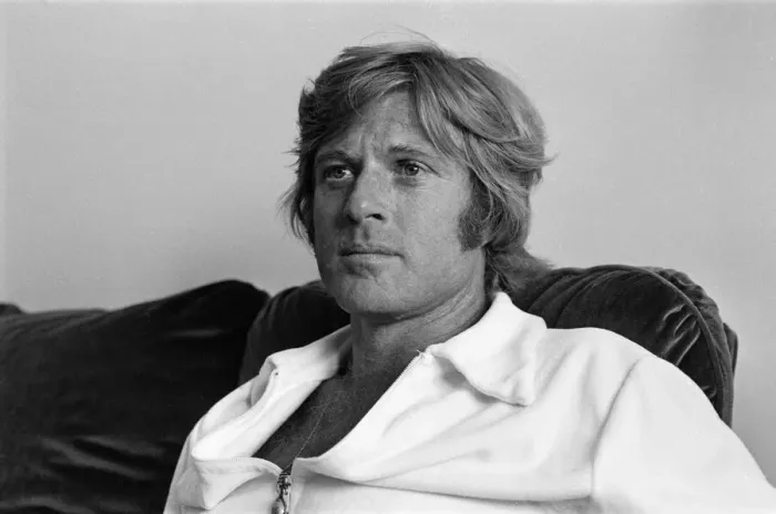 Framed Print : Robert Redford relaxing at his hotel at the Cannes Film Festival. 12th May 1972