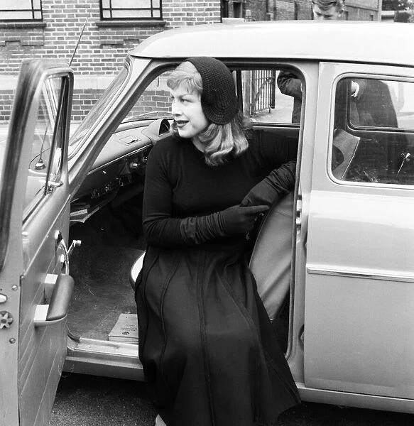 Roberta Cowell at Croydon court, four years after a sex change
