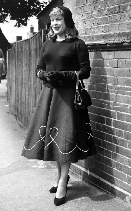 Framed Print : Roberta Cowell at Croydon court, four years after a sex change