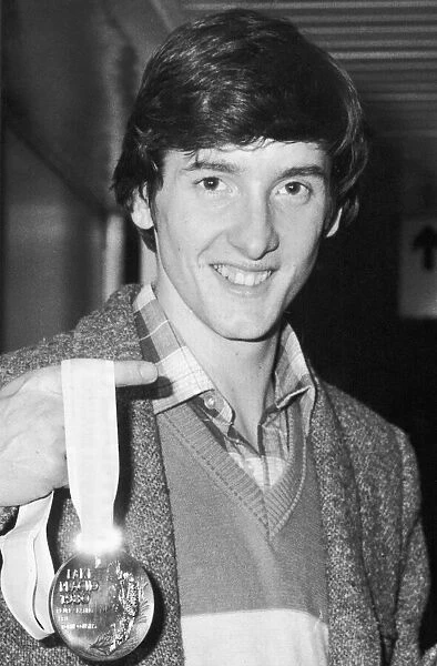 Robin Cousins the British figure ice skater and 1980 Olympic Gold Medalist seen here