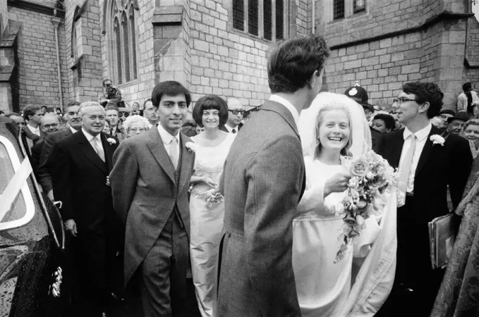 Framed Print : Robin Wilson weds Joy Crispin at St Gregorys Church, Dawlish, Devon Framed Print : Robin Wilson weds Joy Crispin at St Gregorys Church, Dawlish, Devon