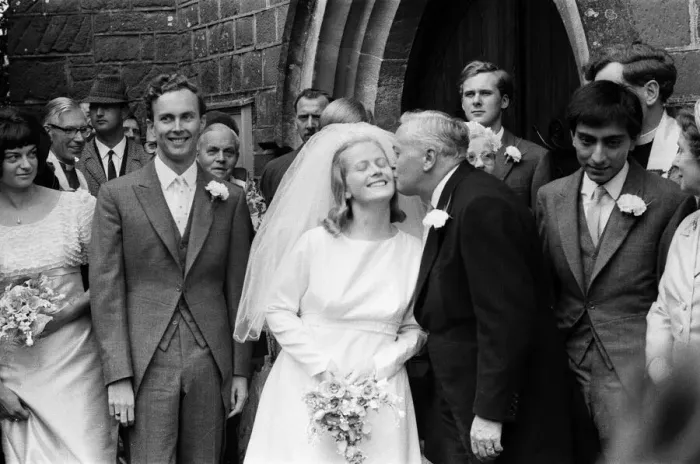 Framed Print : Robin Wilson weds Joy Crispin at St Gregorys Church, Dawlish, Devon Framed Print : Robin Wilson weds Joy Crispin at St Gregorys Church, Dawlish, Devon
