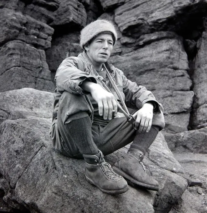 Framed Print : Rock climber / Mountaineer Joe Brown of Whaley Brdige, Derbyshire who was a member of Framed Print : Rock climber / Mountaineer Joe Brown of Whaley Brdige, Derbyshire who was a member of