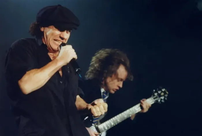 Framed Print : Rock group AC / DC live in concert at the Newcastle Arena - Brian Johnson lead singer 5 Framed Print : Rock group AC / DC live in concert at the Newcastle Arena - Brian Johnson lead singer 5