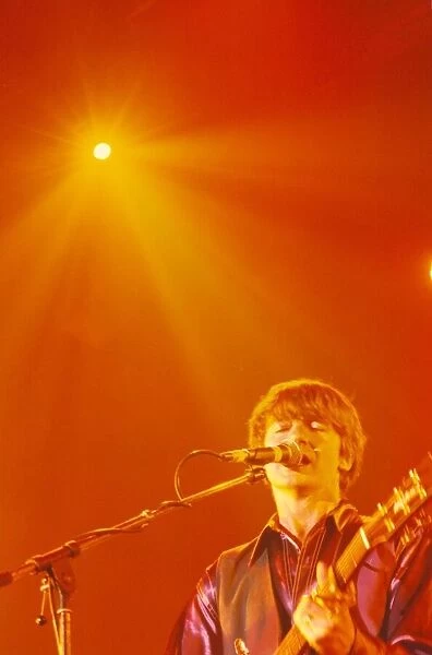 Rock group Crowded House perform in concert at Whitley Bay Ice Rink 29 May 1994 - singer