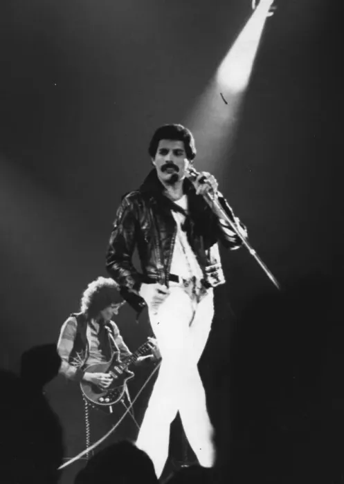 Framed Print : Rock group Queen in concert 2nd December 1980. Freddie Mercury Framed Print : Rock group Queen in concert 2nd December 1980. Freddie Mercury