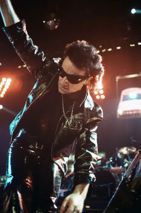 Framed Print : Rock group U2 performing on stage at the National Exhibition Centre in Birmingham