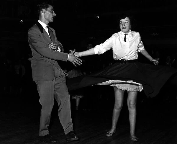 Rock n Roll dancers at Astoria ballroom, Charing Cross 1957