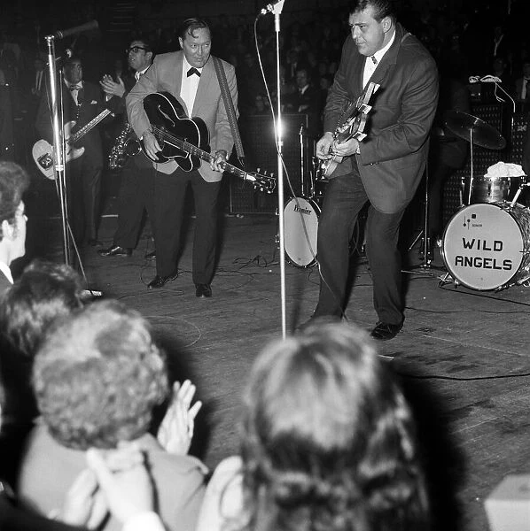 Rock n Roll veteran Bill Haley made a noisy return to this country at