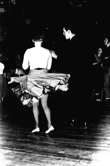 Framed Print : Rock and Roll dancers jiving on the dance floor at a Jerry Lee Lewis concert