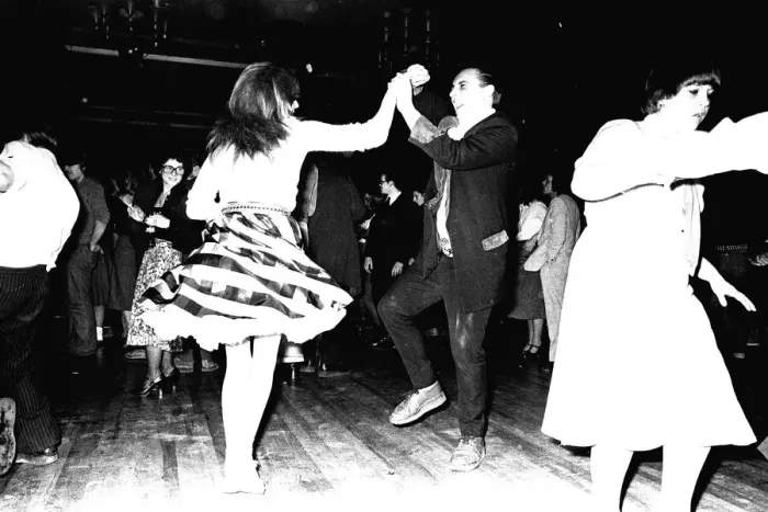 Framed Print : Rock and Roll dancers jiving on the dance floor at a Jerry Lee Lewis concert Framed Print : Rock and Roll dancers jiving on the dance floor at a Jerry Lee Lewis concert