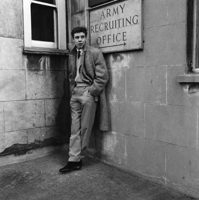 Framed Print : Rock and Roll singer Marty Wilde took his National Service medical at the medical centre