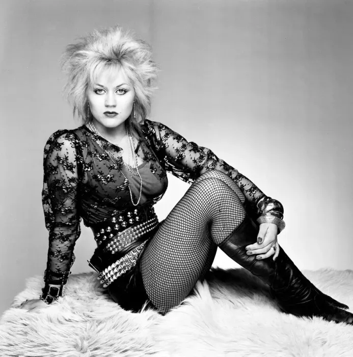 Framed Print : Rock singer Becky Bondage. 2nd December 1982