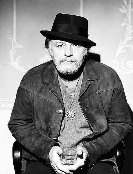 Rod Steiger Actor at a press conference in London He plays the part of Napoleon in