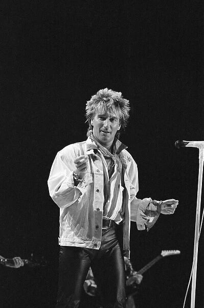 Rod Stewart in concert at the NEC Arena, Birmingham, West Midlands