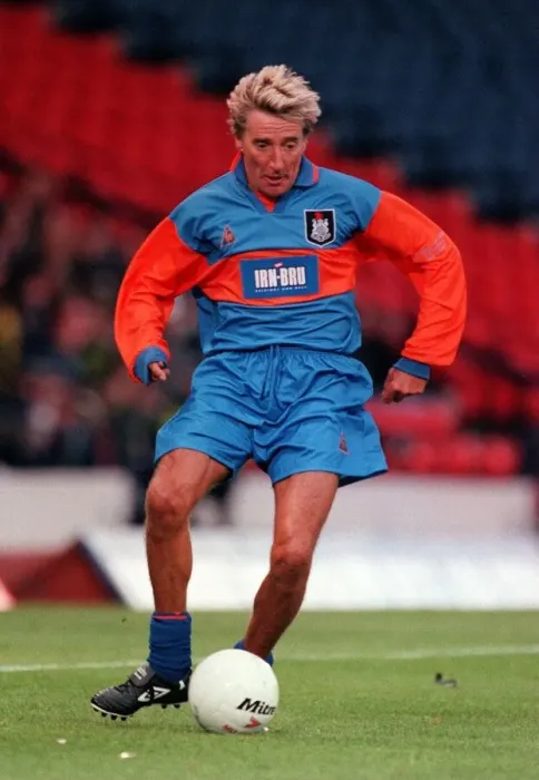 Framed Print : Rod Stewart May 1999 Celebrity All Stars v Queens Park in the first match played