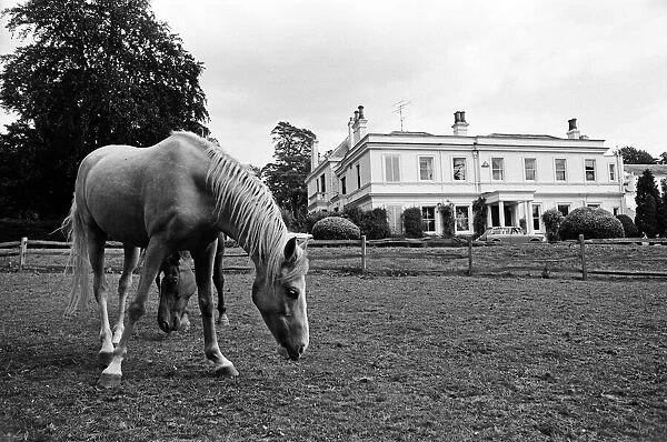 Rod Stewarts house in Windsor, Berkshire. 25th July 1975
