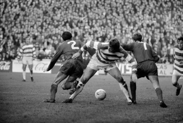 Framed Print : Rodney Marsh, No. 10 of Q. P. R. takes on two Leicester City players, Rodrigues No