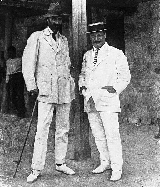 Roger Casement (left), circa 1916